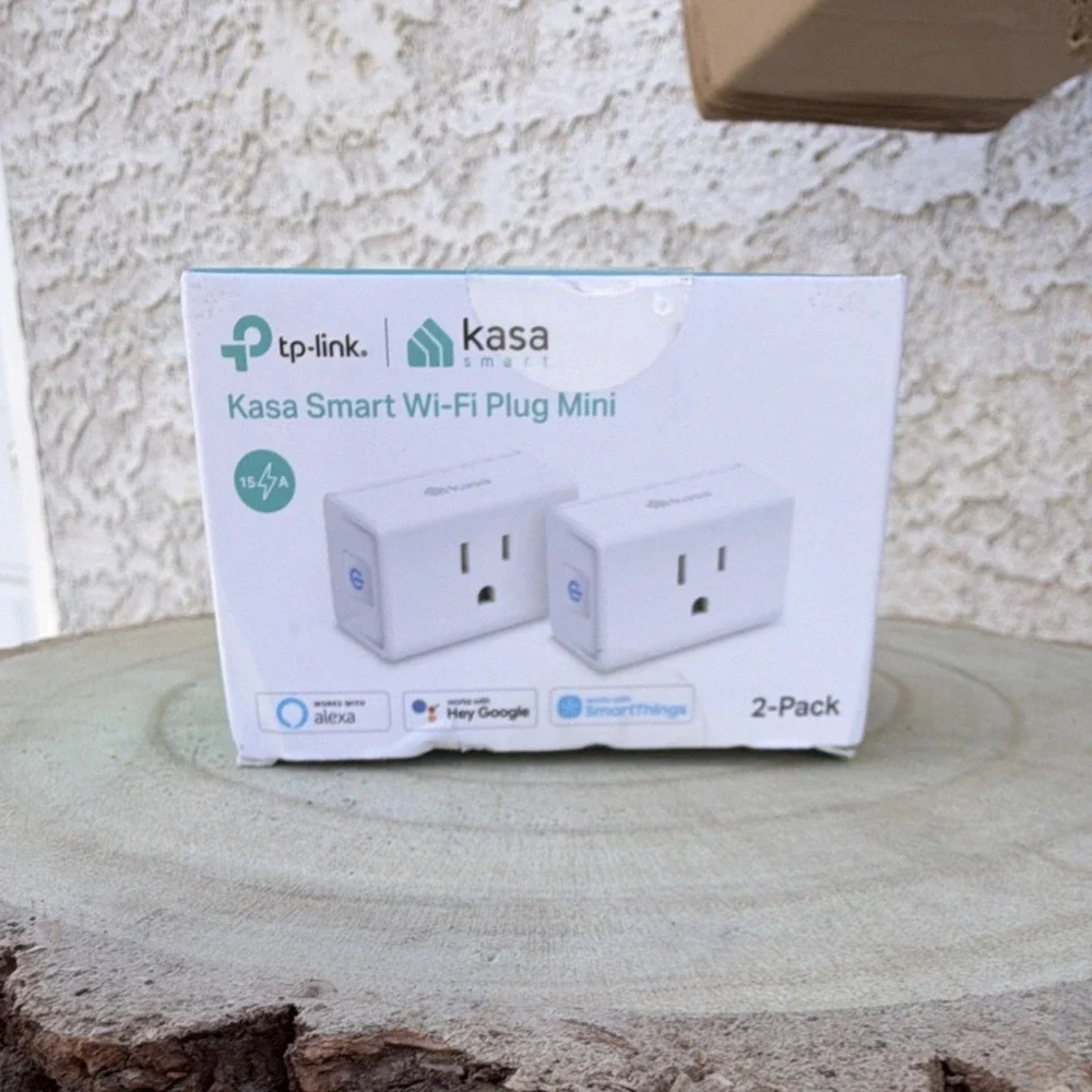 TP-Link Kasa Smart Wi-Fi Plug Mini EP10P2 2-Pack, Alexa Google Assistant Type B
